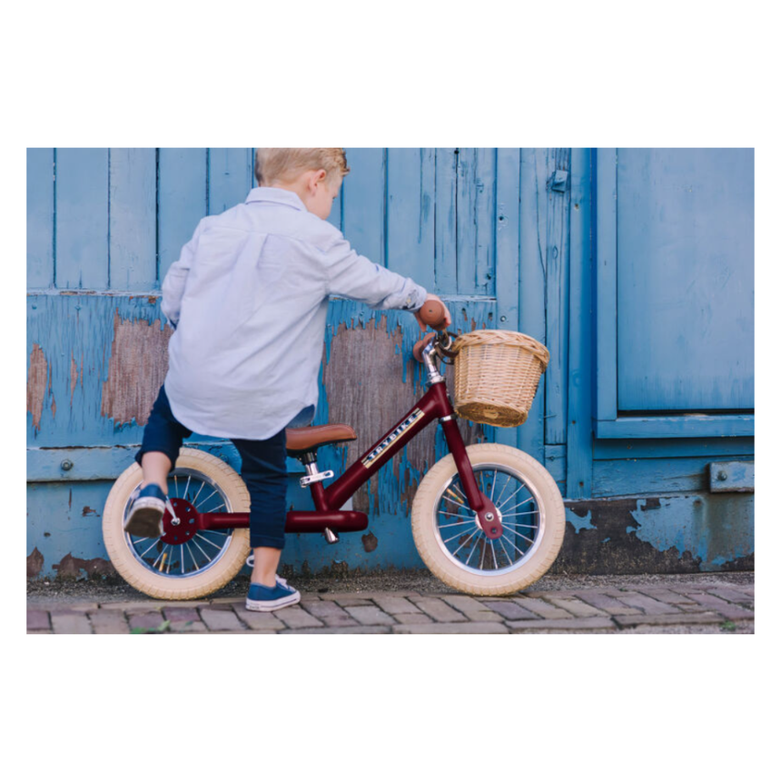 Trybike 2 in 1 Steel Balance Bike & Tricycle – Vintage Red