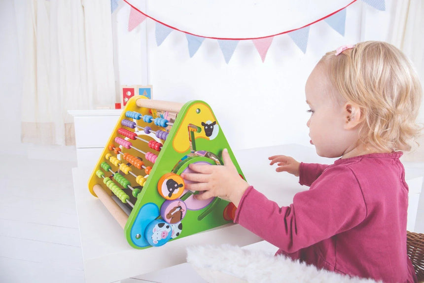 Bigjigs Toys Triangular Activity Centre