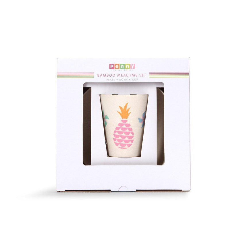 Penny Scallan Kids Bamboo Meal Set - Pineapple Bunting