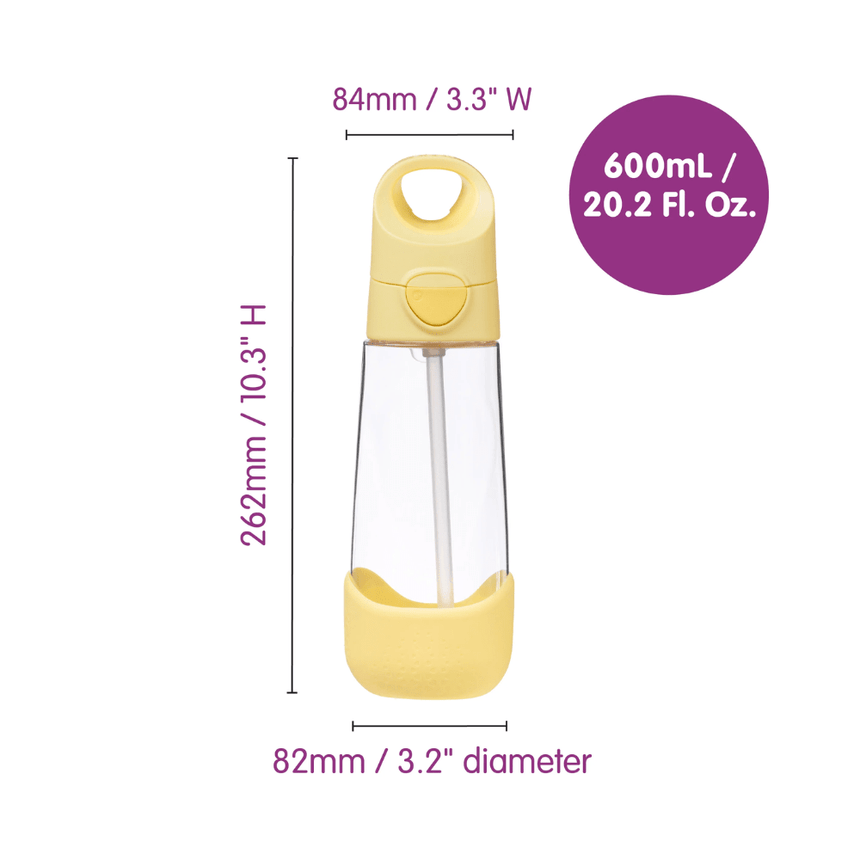 B.Box 600mL Tritan Drink Bottle - Blue Blaze