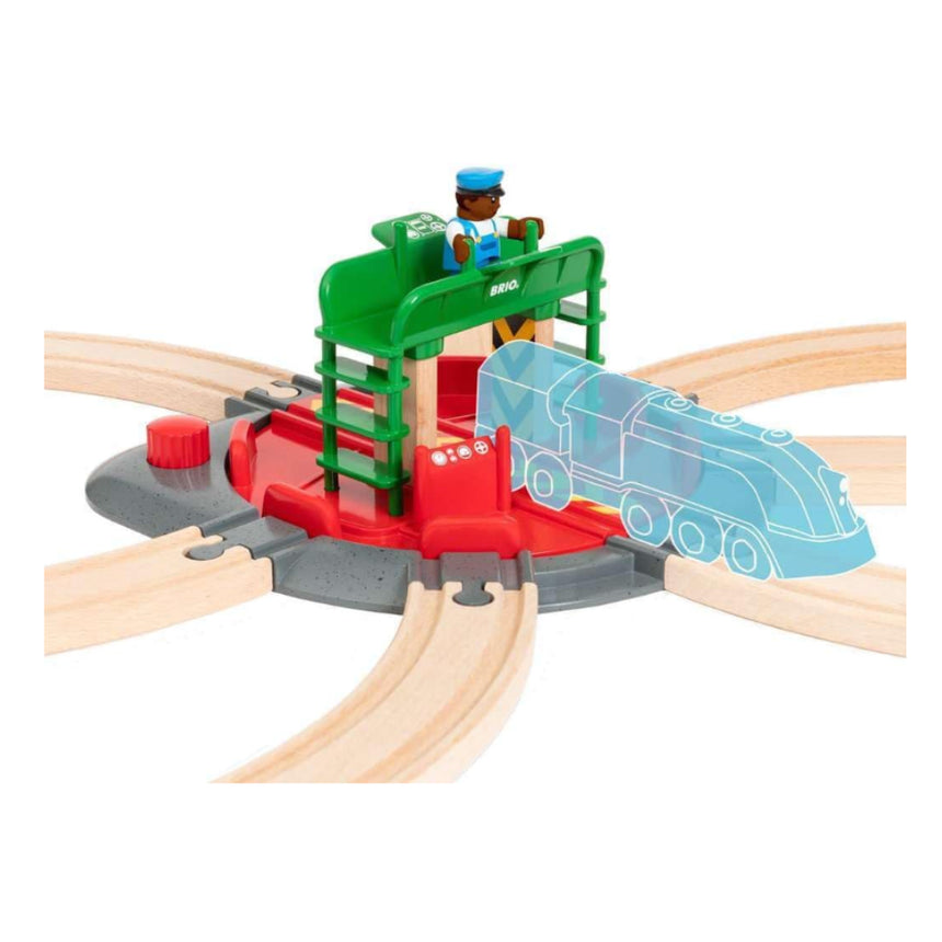 BRIO Turntable & Figure 2 pieces