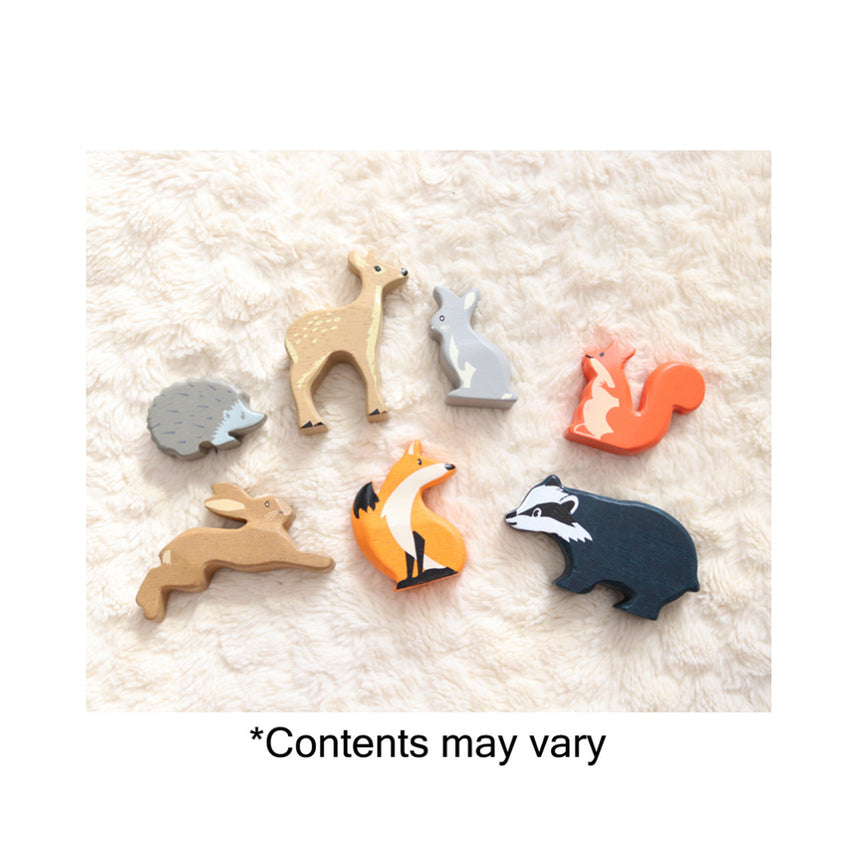 Tender Leaf Toys Wooden Selection of 8 Woodland Animals