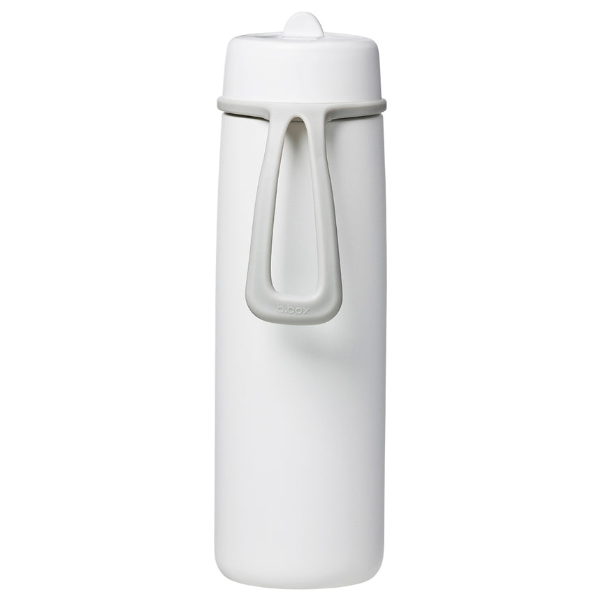 B.Box 690mL Insulated Flip Top Drink Bottle - White out