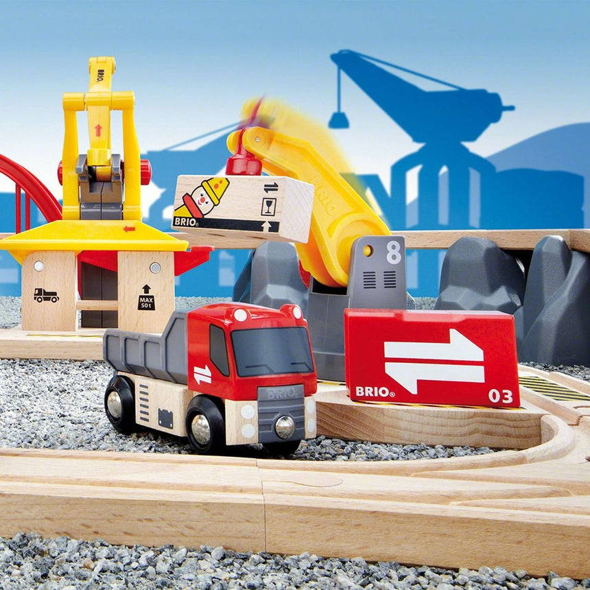 BRIO Set - Cargo Railway Deluxe Set 54 pieces