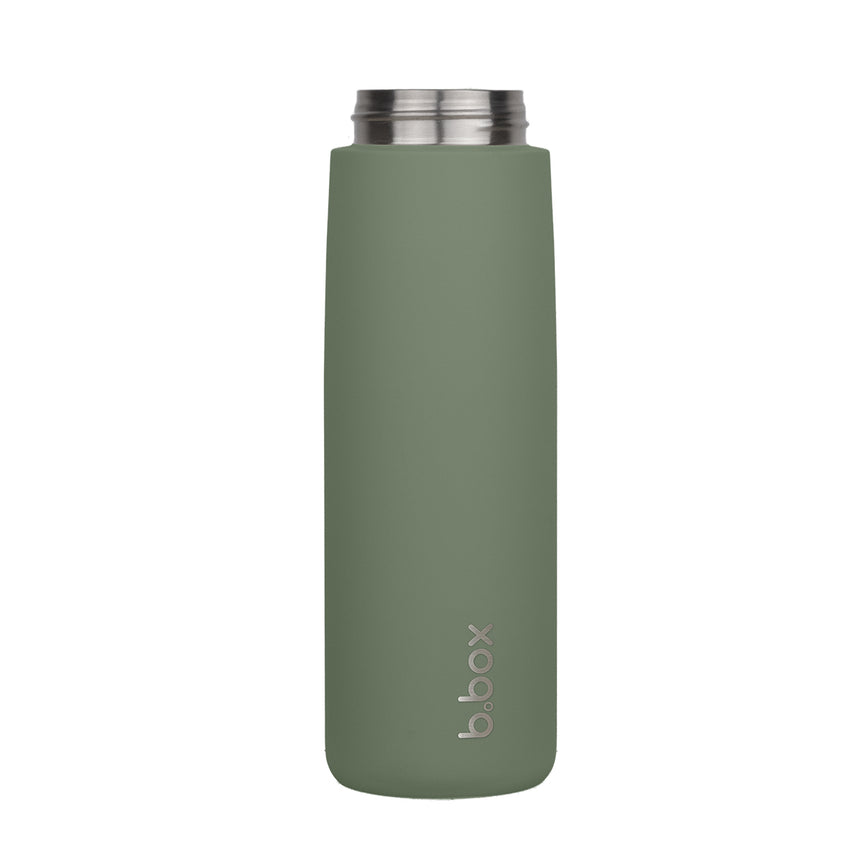 B.Box 690mL Insulated Flip Top Drink Bottle - Olive