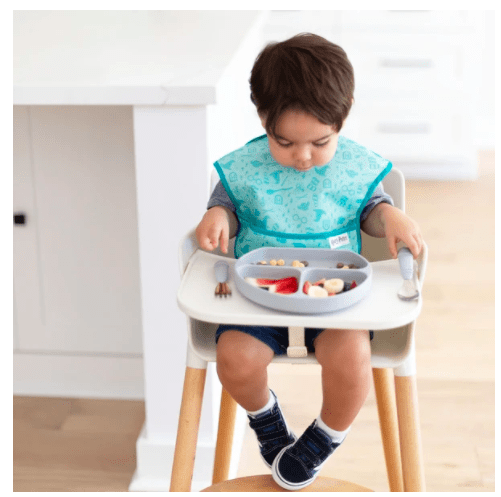 Bumkins Spoon and Fork - Grey