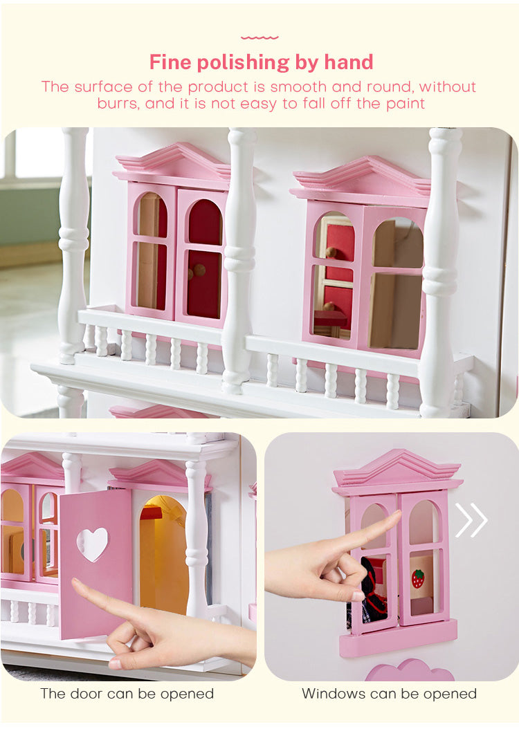 All 4 Kids Riley 2 Level Doll House