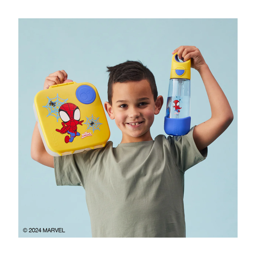 B.Box 600mL Licensed Tritan Drink Bottle - Spidey S2