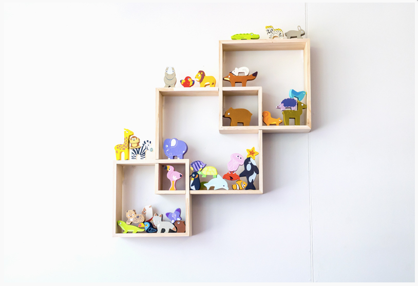 Le Toy Van Petilou Ocean Stacking Animals & Bag