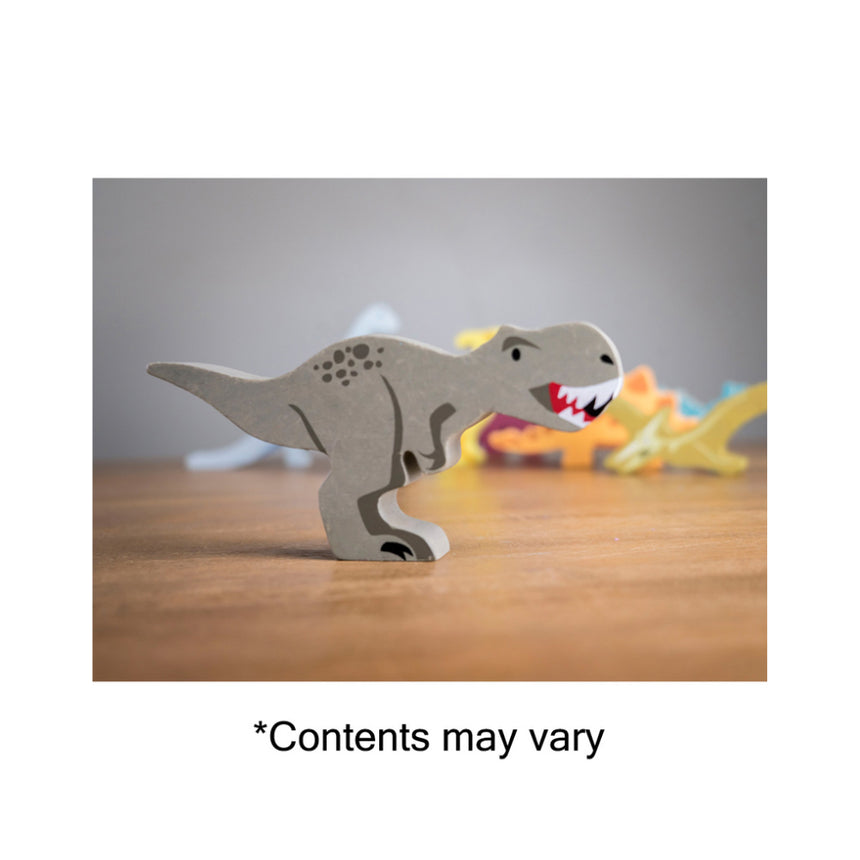 Tender Leaf Toys Wooden Selection of Wooden Dinosaurs