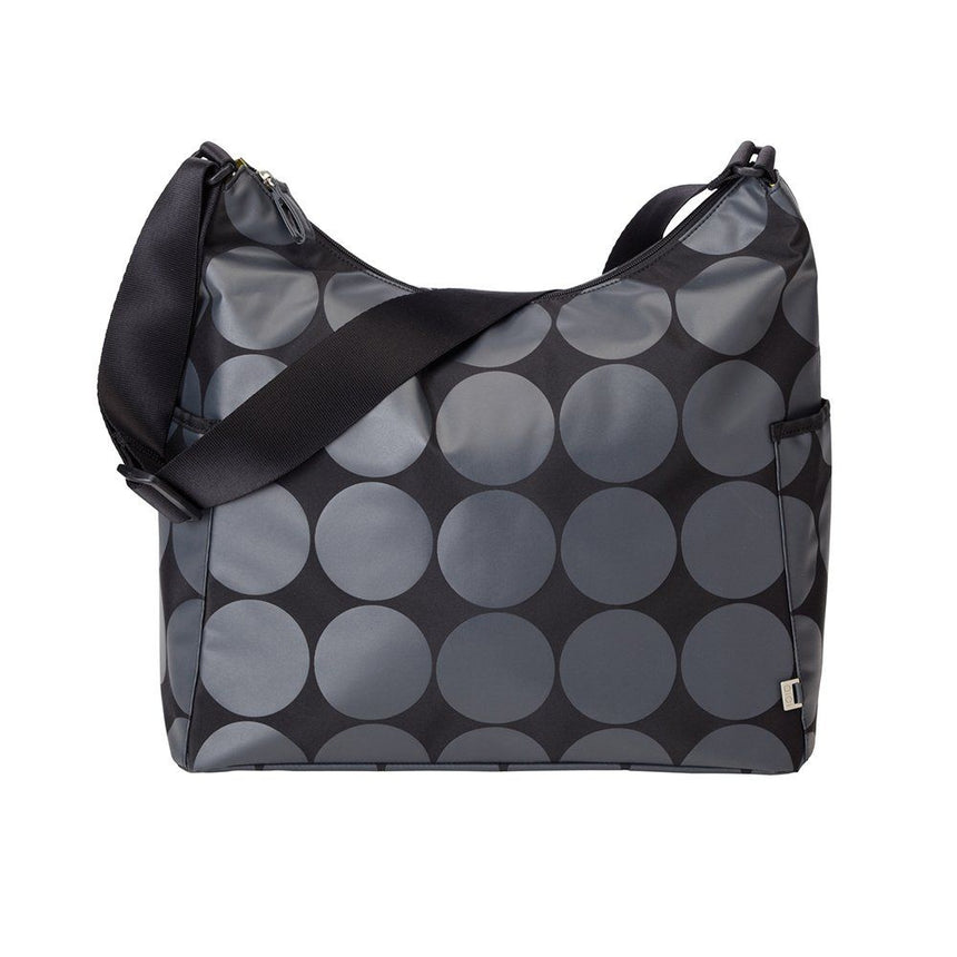 OIOI Grey Dot - Green Hobo W Stroller Nappy Bag