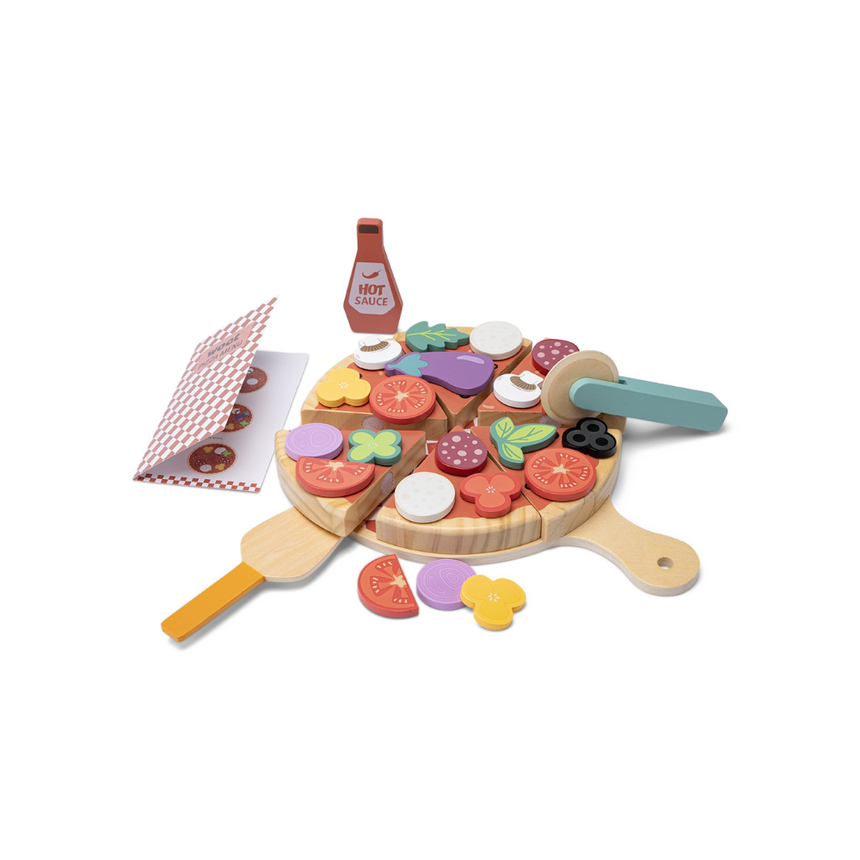 New Classic Toys Pizza Play Food Set