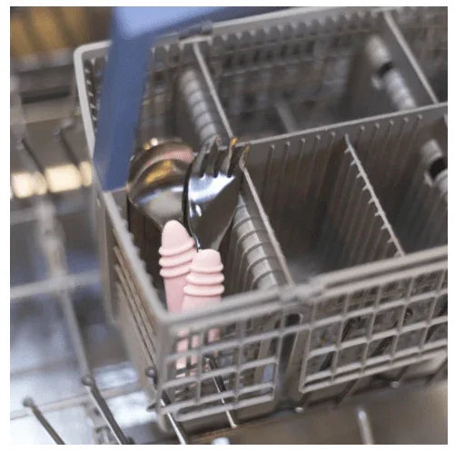 Bumkins Spoon and Fork - Pink