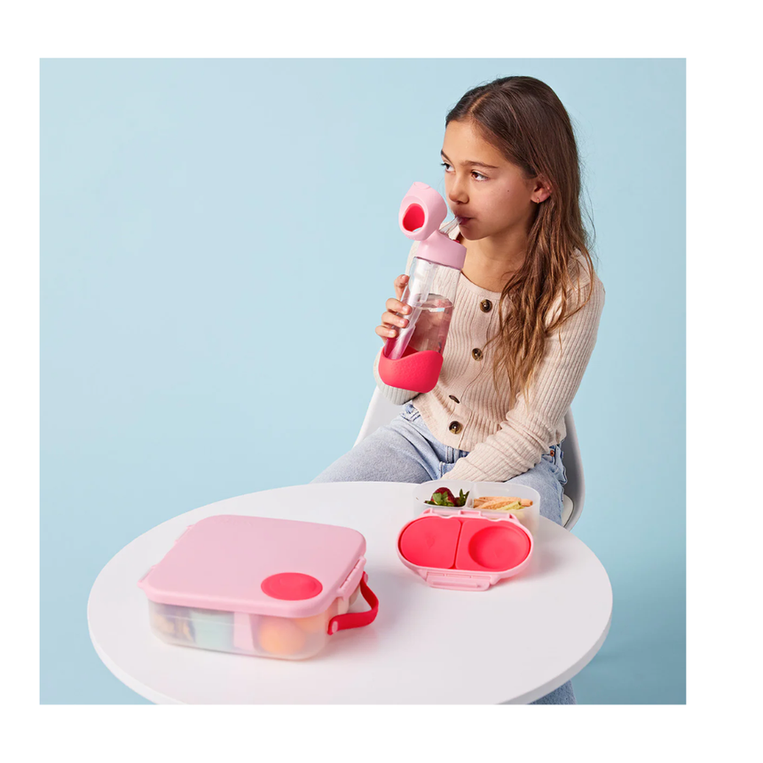 B.Box 600mL Tritan Drink Bottle - Flamingo Fizz