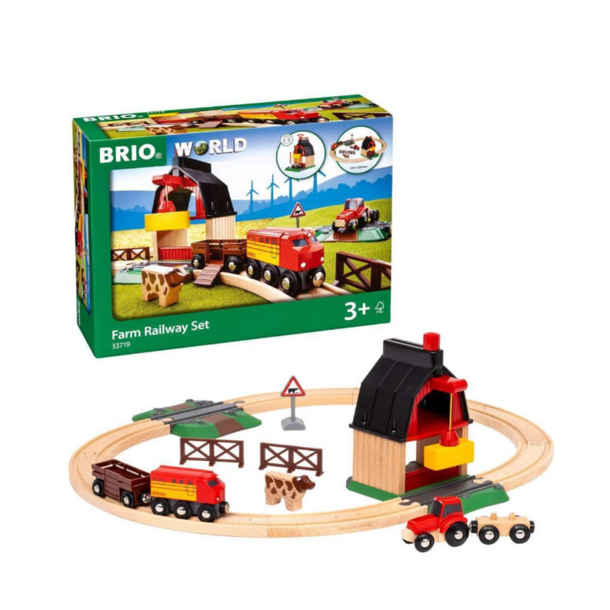 BRIO Set - Farm Railway Set 20 pieces