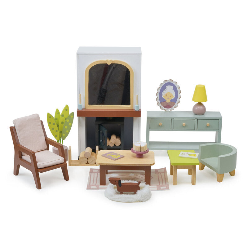 Tender Leaf Toys Mulberry Mansion Dollhouse with Furniture