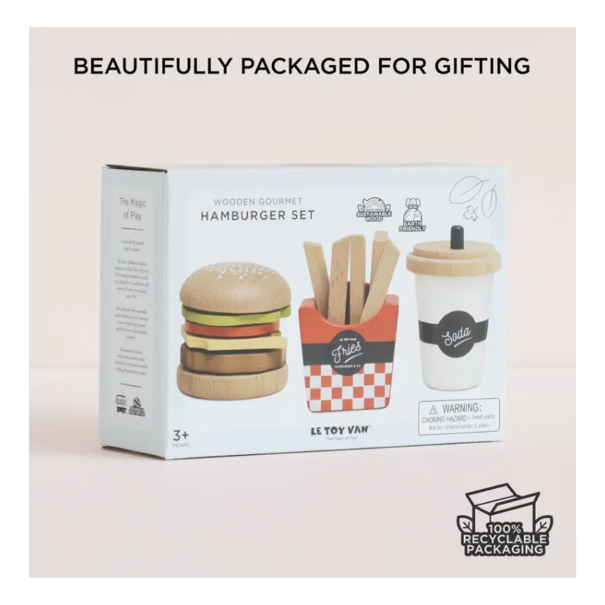 Le Toy Van Hamburger Set