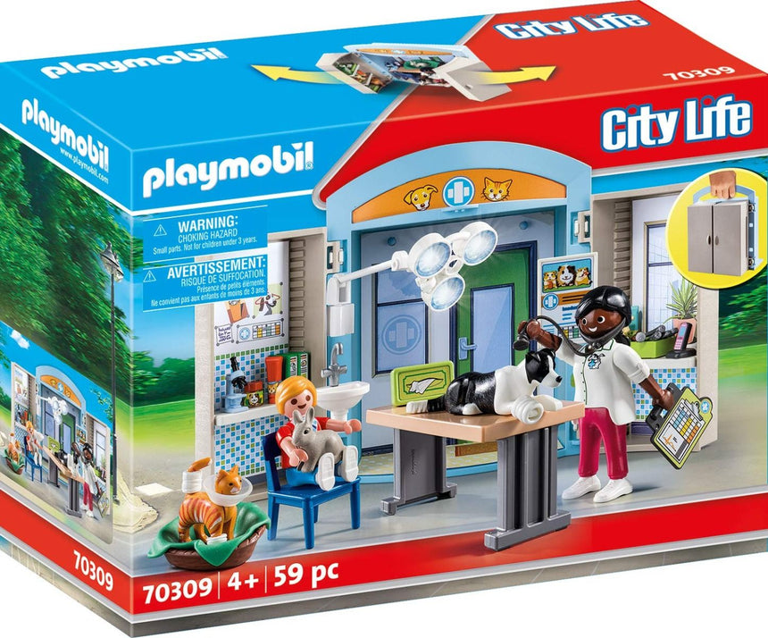 Playmobil Vet Clinic Play Box