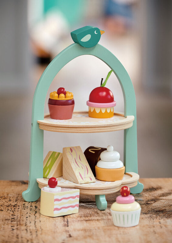 Tender Leaf Toys Pretend Mini Chef Afternoon Tea Set