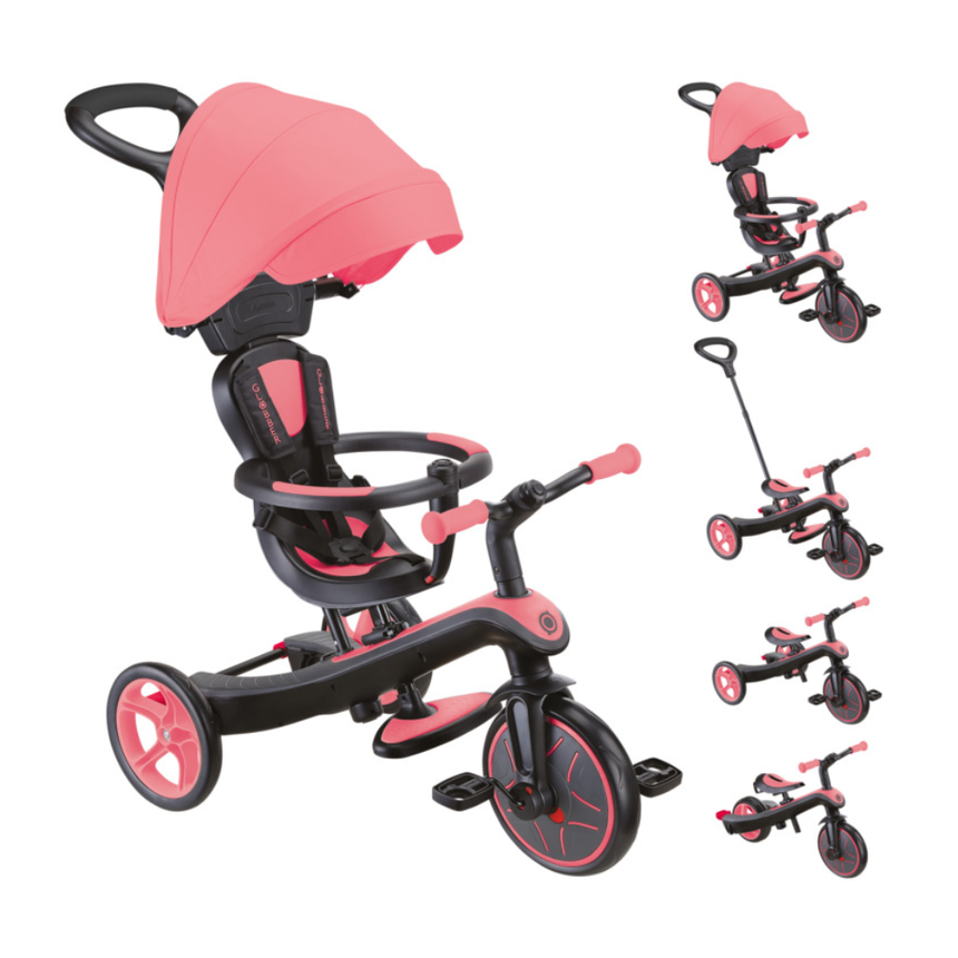 Globber Explorer Trike 4in1 - Pink