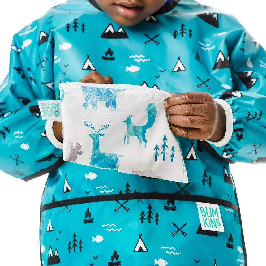 Bumkins Waterproof Sleeved Bib - Outdoors