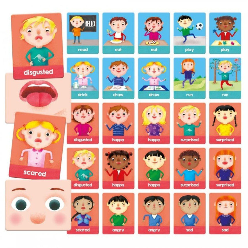 Headu Montessori Emotions and Actions Flashcards