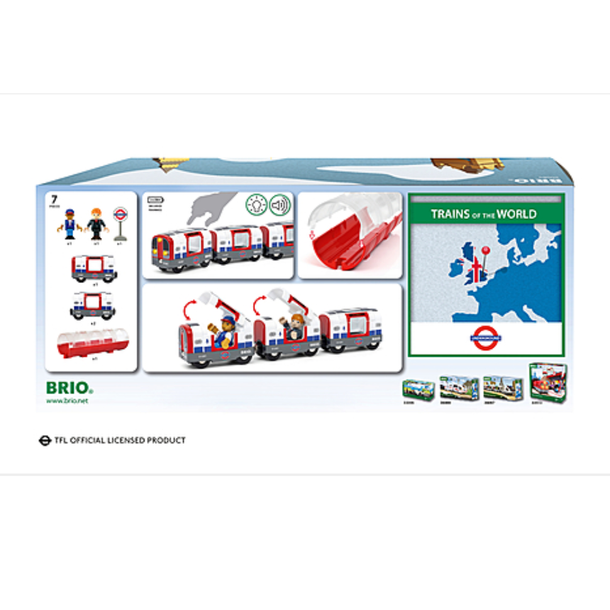 BRIO London Underground Train 7 pieces