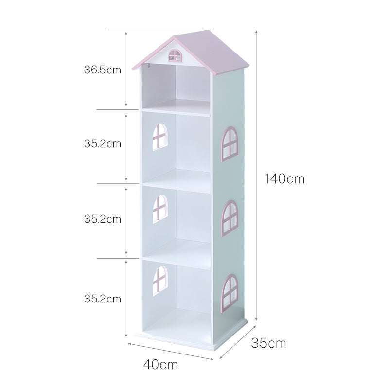 ALL 4 KIDS Manhattan Pink Dollhouse Bookcase