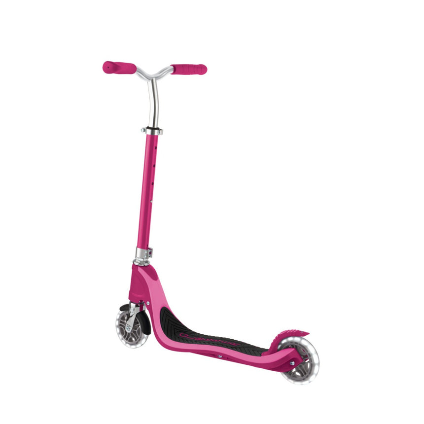 Globber FLOW 125 Wcooter with Light Up Wheels - Ruby