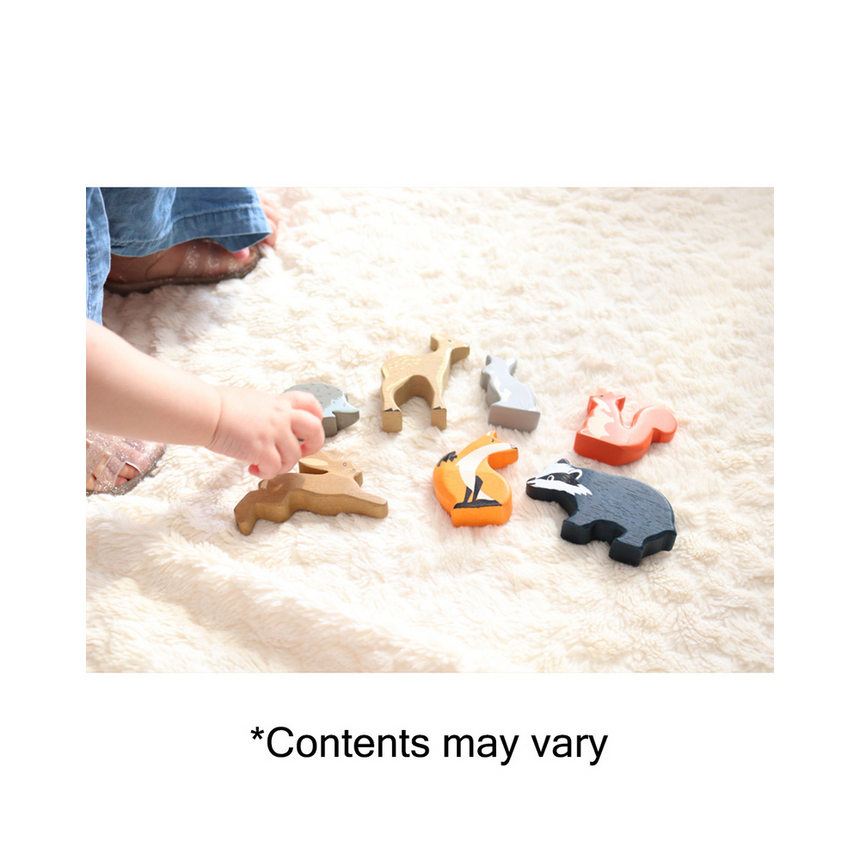 Tender Leaf Toys Wooden Selection of 8 Woodland Animals