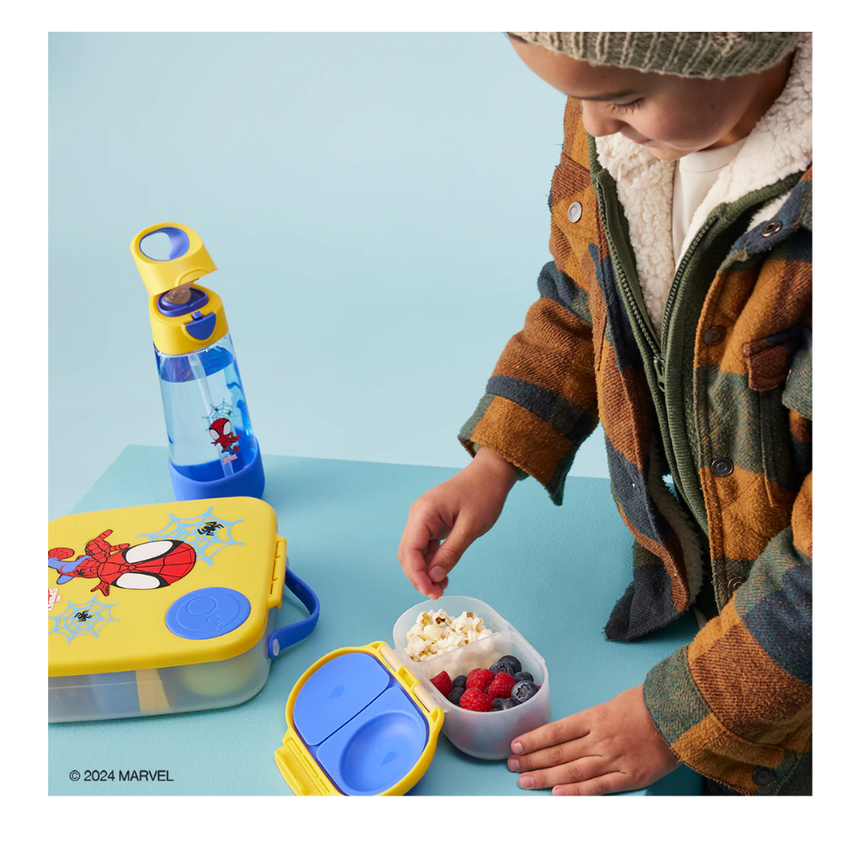 B.Box 600mL Licensed Tritan Drink Bottle - Spidey S2