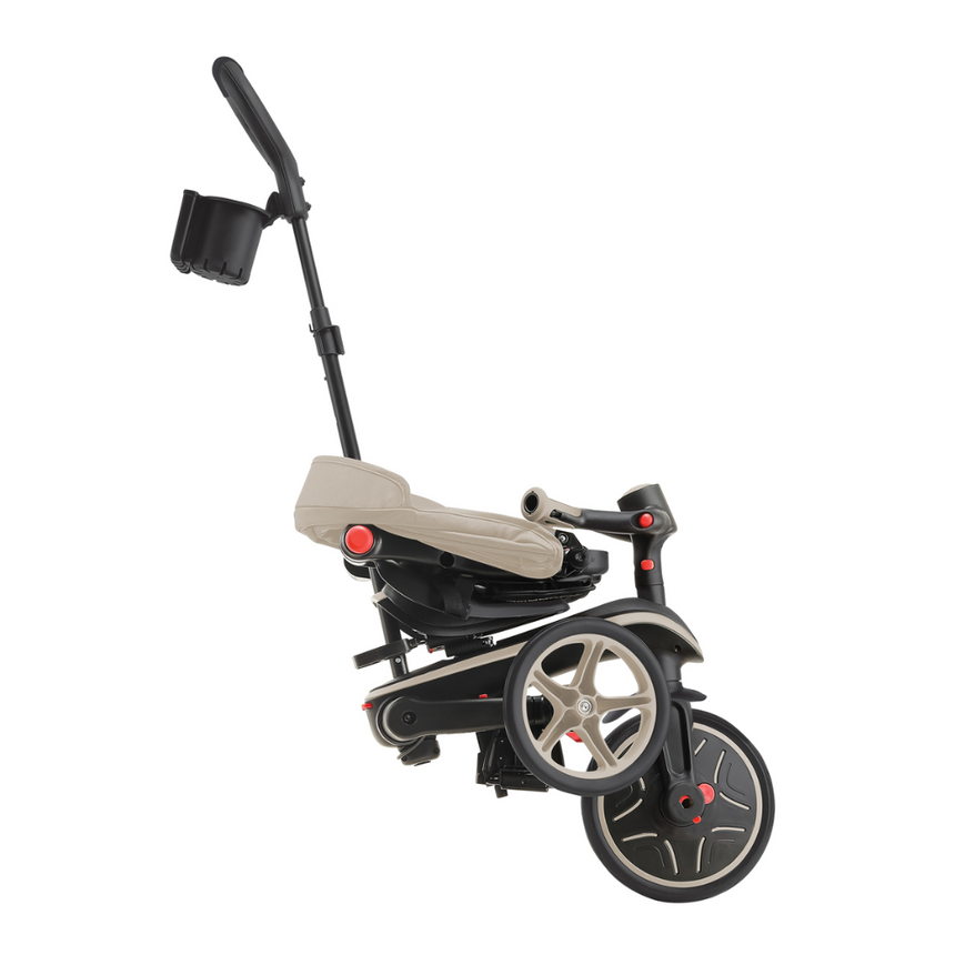 Globber EXPLORER 4 in 1 Foldable Trike - Taupe