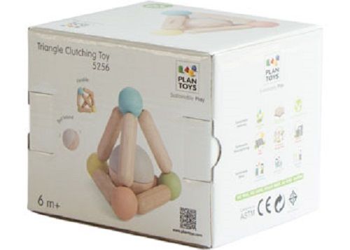 Plan Toys Triangle Clutching Toy Pastels