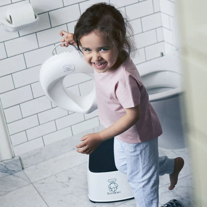 Babybjorn Toilet Trainer - White/Grey