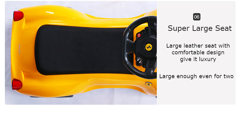 Rastar Licensed Ferrari 458 kids push car packaging – model 83500