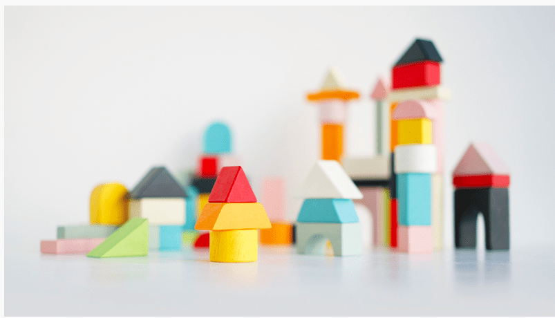 Le Toy Van Petilou 60 piece Building Blocks Set & Bag