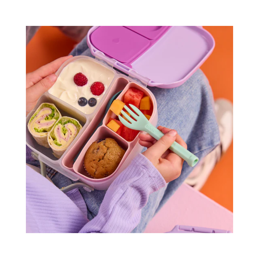 B.Box Silicone Mini Lunch Box Bento Tray - Berry