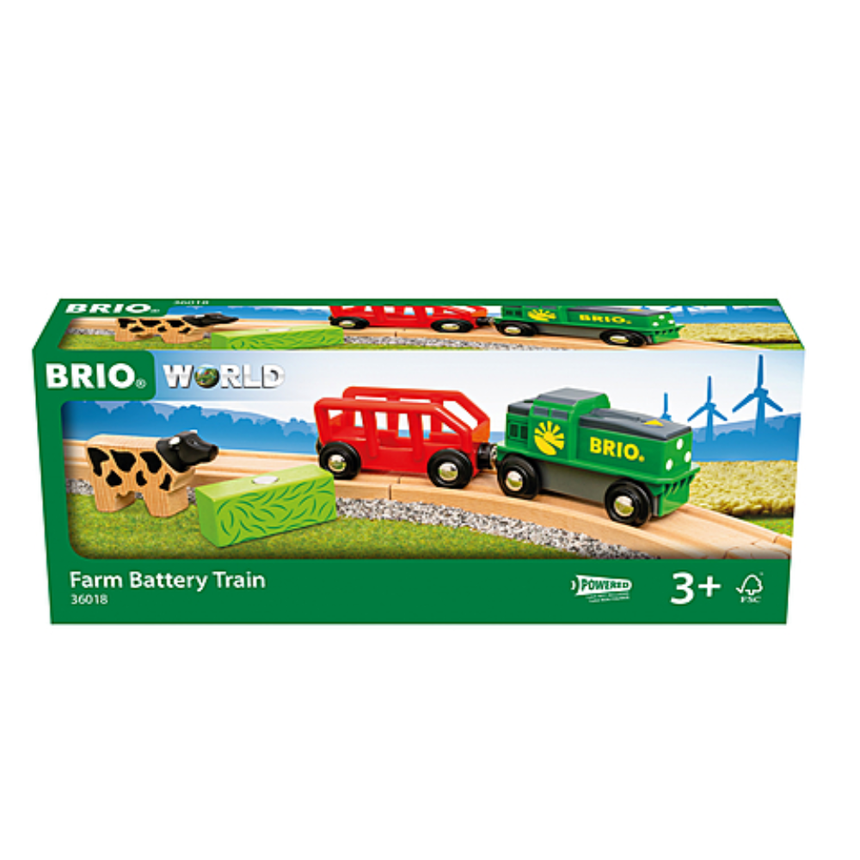 BRIO Farm Battery Train 4 pieces