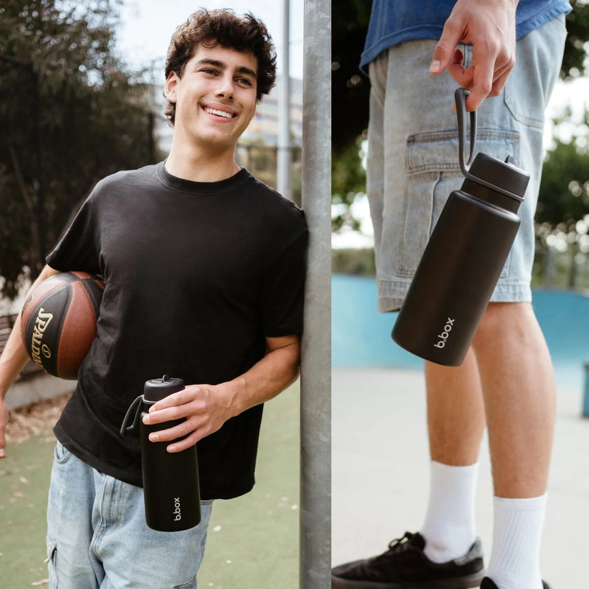 B.Box 1L Insulated Flip Top Drink Bottle - Deep Space