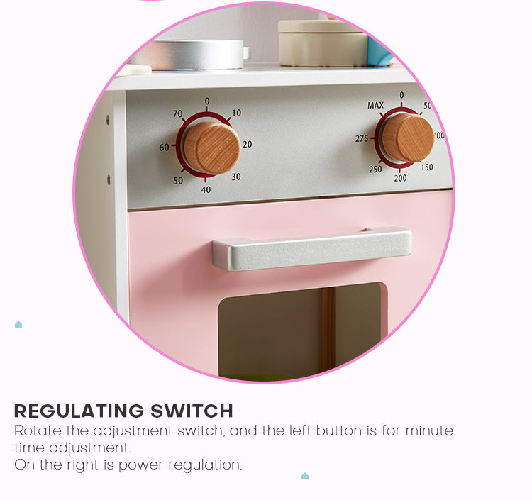 ALL 4 KIDS Peyton Pink Pretend Play Kitchen