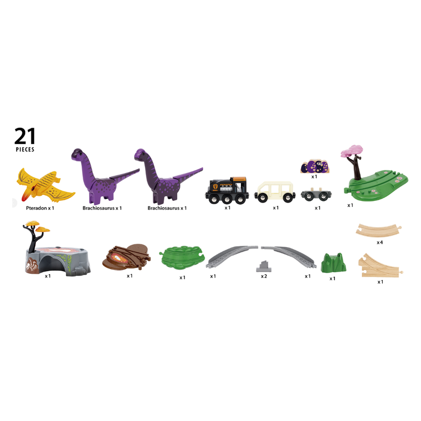 BRIO Dinosaur Adventure Set 21 pieces