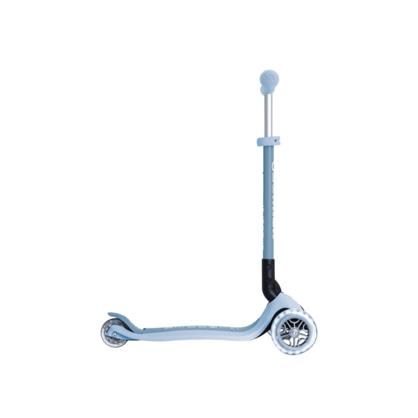 Globber ECOLOGIC PRIMO Foldable Scooter with Lights - Blueberry