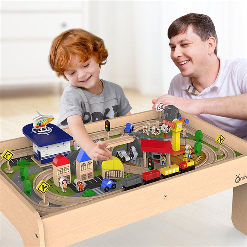 Onshine Luxury 101 Pcs Train Set with Table