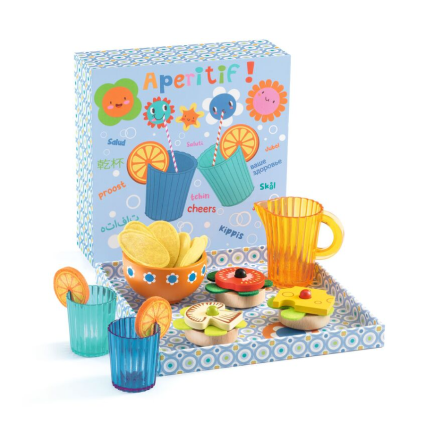 Djeco 20 piece Aperitif Mia and Leo Entrée Set