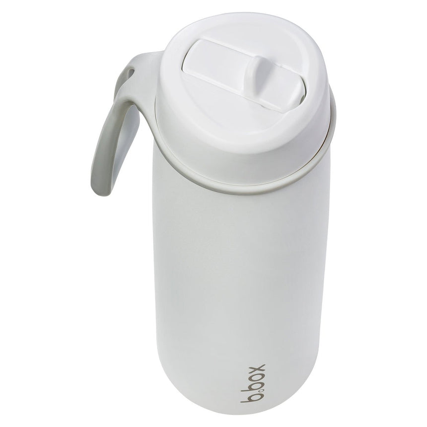 B.Box 690mL Insulated Flip Top Drink Bottle - White out