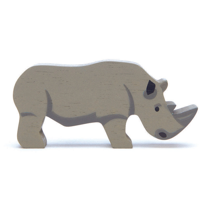 Tender Leaf Toys Wooden Safari Animal Display Shelf Set