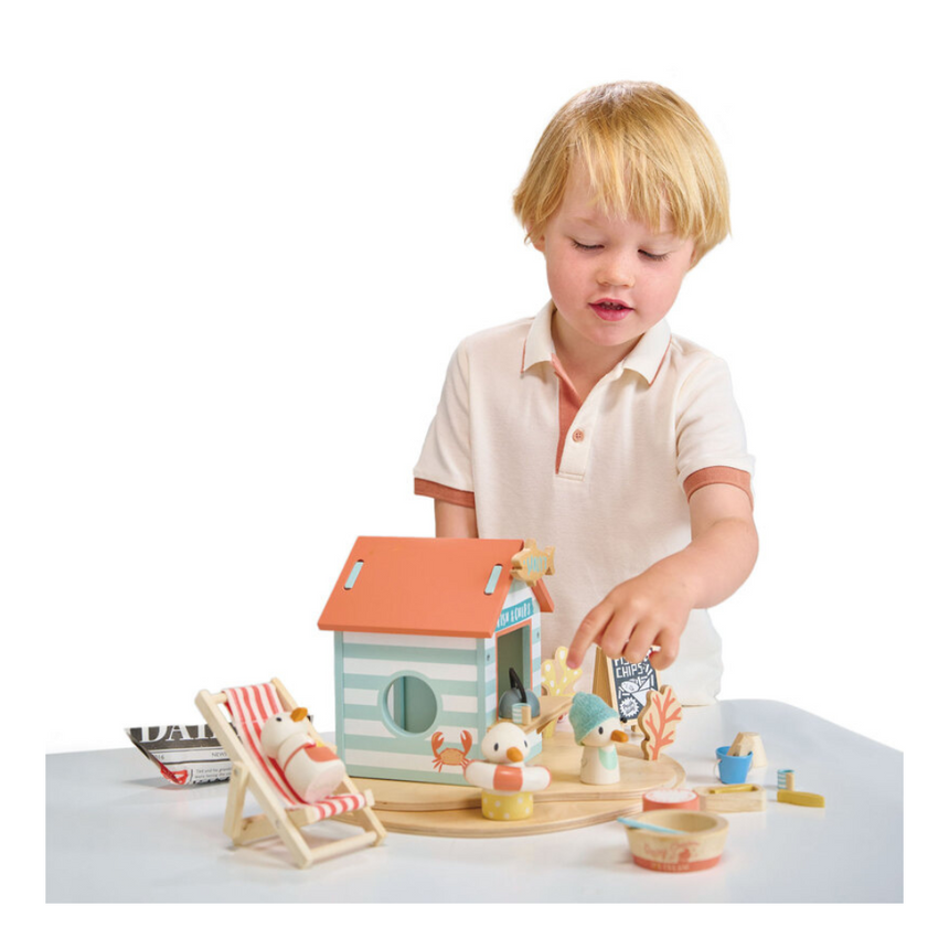 Tender Leaf Toys Wooden Sandy's Beach Hut