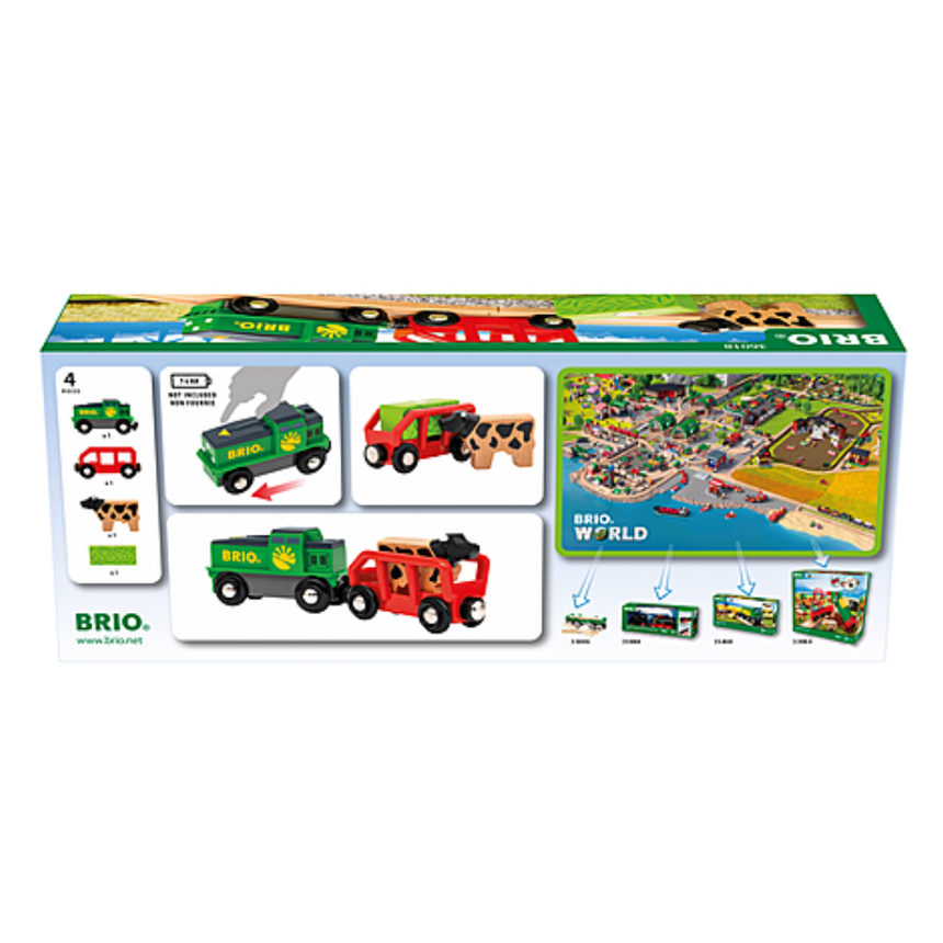 BRIO Farm Battery Train 4 pieces