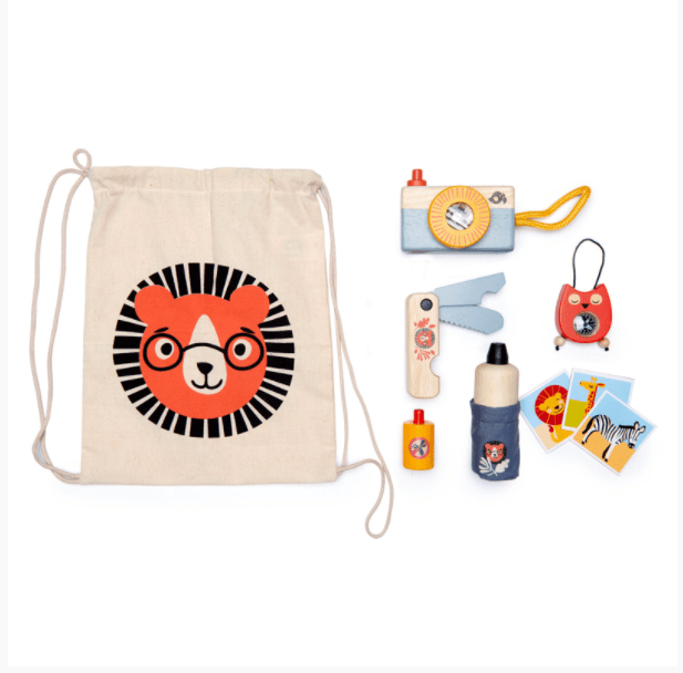 Tender Leaf Toys Wooden Safari Adventure Set