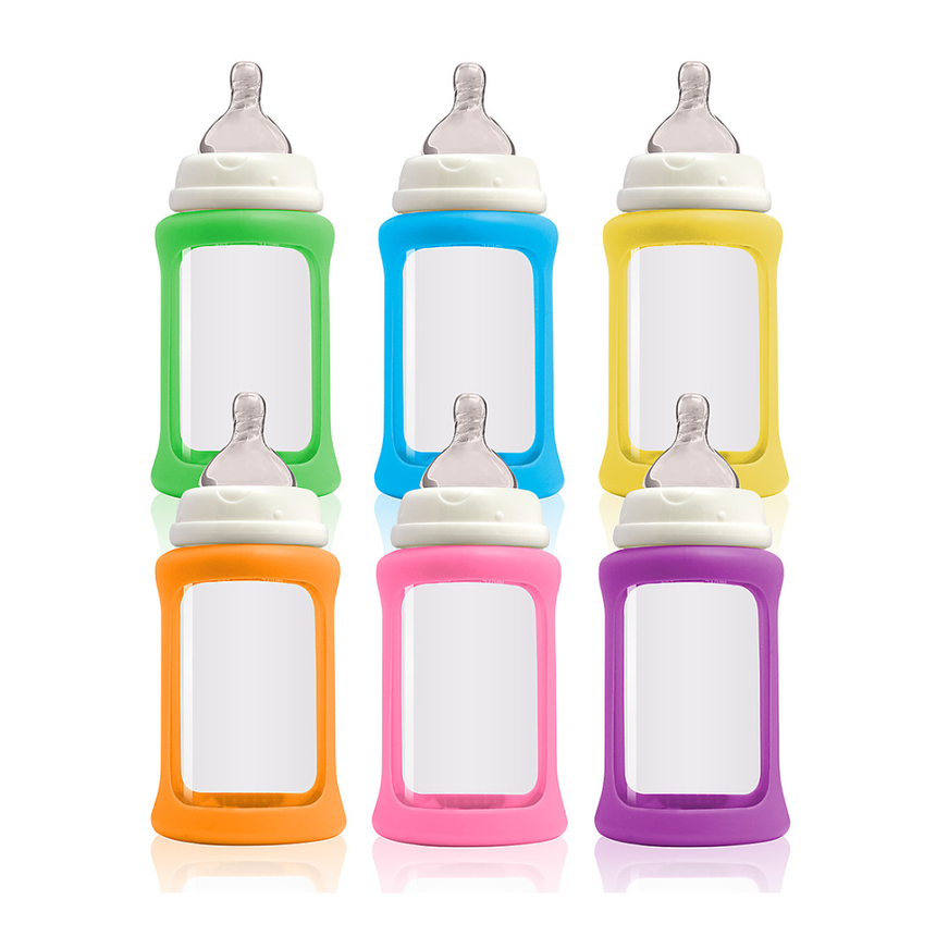 Cherub Baby Wideneck 240ml 1pk - Yellow